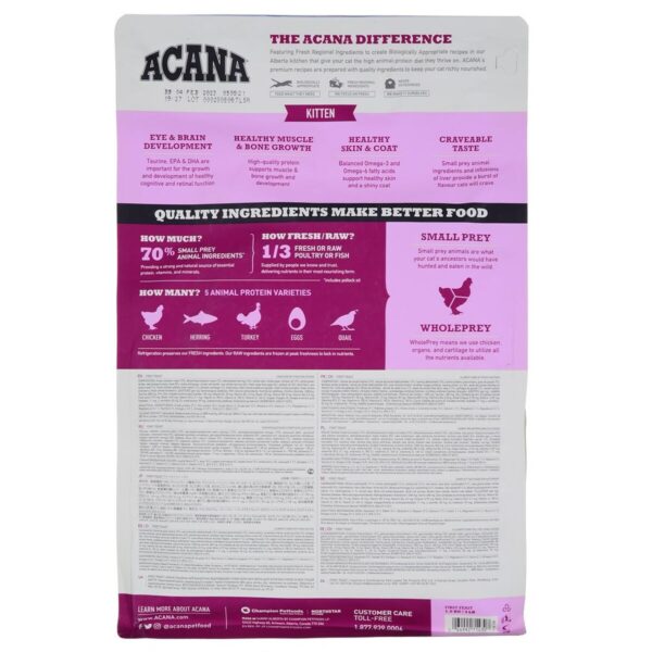 Cat food Acana First Feast Birds 1,8 kg - Image 3