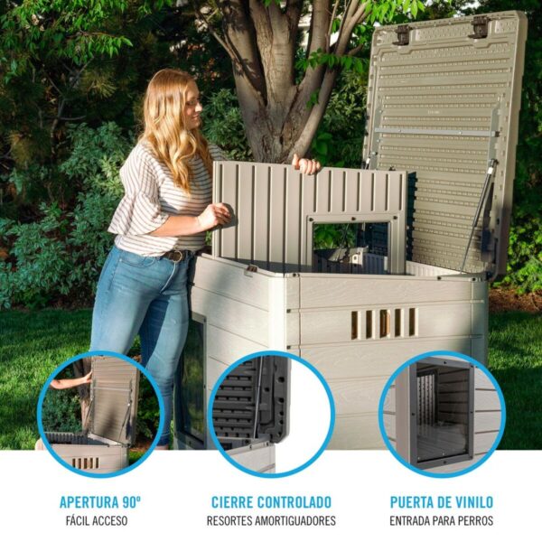 Hut Lifetime 60328 Grey Polyethylene 120 x 97 x 97 cm - Image 3