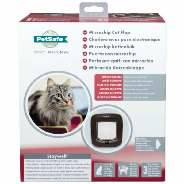 Cat Flap PetSafe PPA19-16811 Brown 22 x 23,9 cm - Image 3