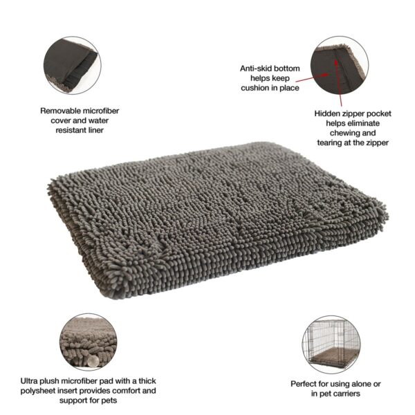 Dog Bed Dog Gone Smart 58 x 91 cm Grey - Image 3