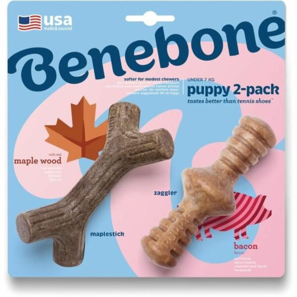 Dog chewing toy Benebone Brown animals - Image 2