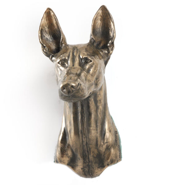 Pharaoh Hound, Kelb tal-Fenek - Dog statue, hanging bust, unique decoration for dog lover by Art-Dog brand - Image 2