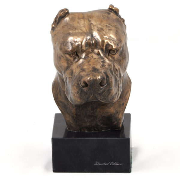 Dogo Argentino - Dog statue, bust on stone base, sculpture, trophy for dog show by Art-Dog brand - Image 2