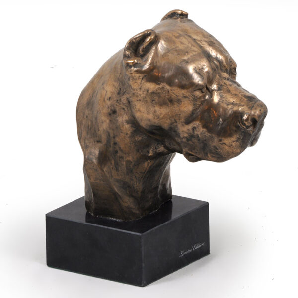 Dogo Argentino - Dog statue, bust on stone base, sculpture, trophy for dog show by Art-Dog brand - Image 3