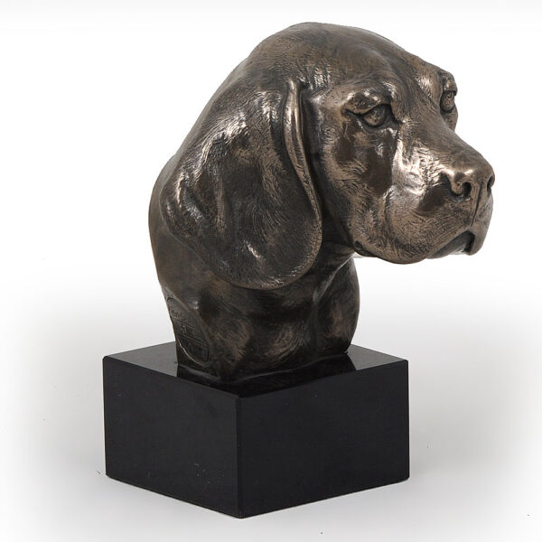 Beagle - Dog statue, bust on stone base, sculpture, trophy for dog show by Art-Dog brand - Image 3
