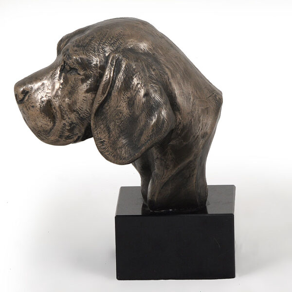 Beagle - Dog statue, bust on stone base, sculpture, trophy for dog show by Art-Dog brand - Image 4