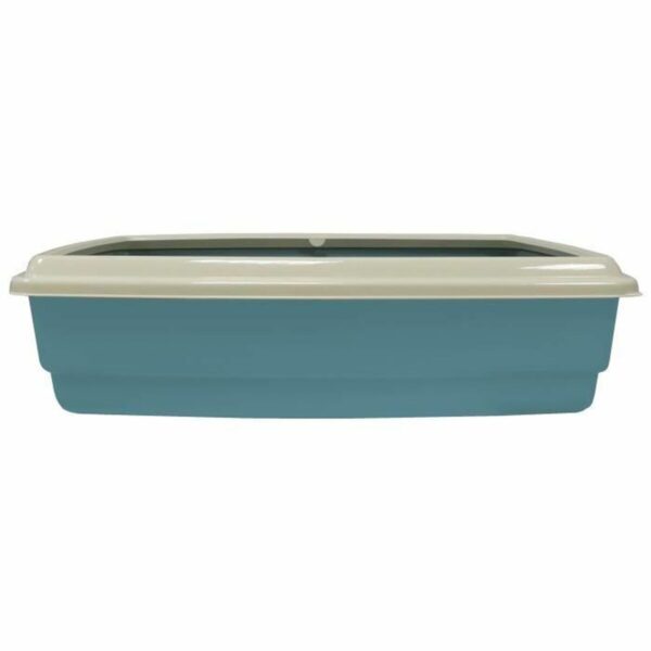 Cat Litter Box Aimé Blue Plastic 54 x 40 x 14 cm - Image 2