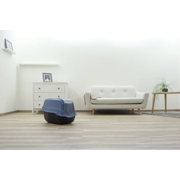 Cat Litter Box Kerbl Emma Eco Blue Black Plastic - Image 2