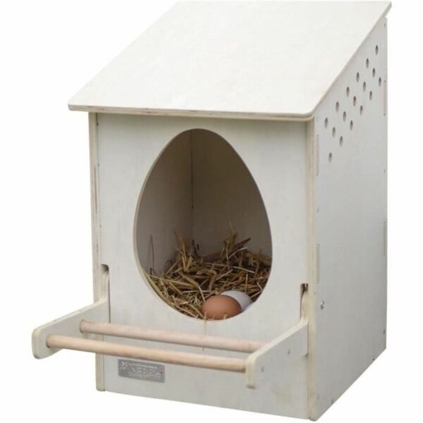 Nest Kerbl White Wood 51 x 34 x 53 cm Chicken - Image 2