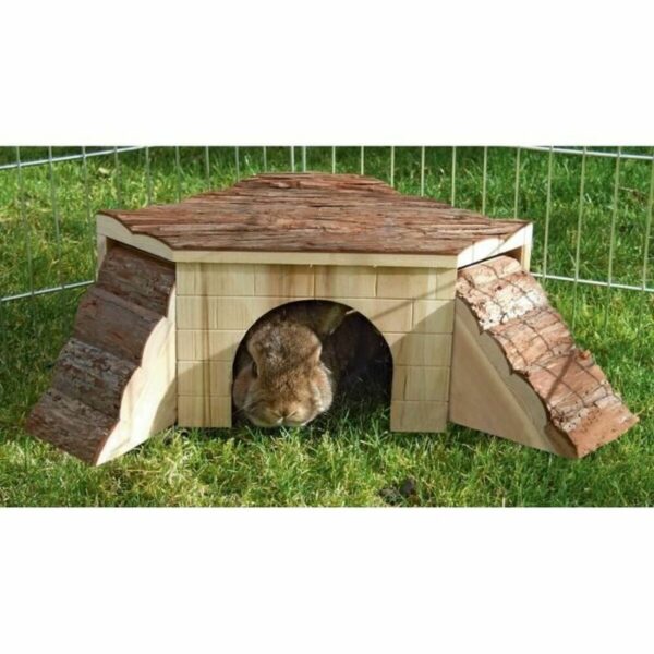 Doll's House Kerbl Rodents 37 x 37 x 16 cm Brown Wood - Image 4