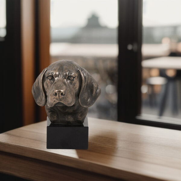 Beagle - Dog statue, bust on stone base, sculpture, trophy for dog show by Art-Dog brand - Image 6