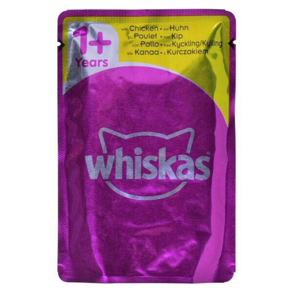 Cat food Whiskas Jelly Chicken Turkey Duck Birds 80 x 85 g - Image 2