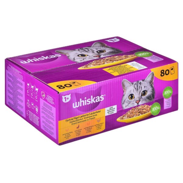 Cat food Whiskas Jelly Chicken Turkey Duck Birds 80 x 85 g - Image 4
