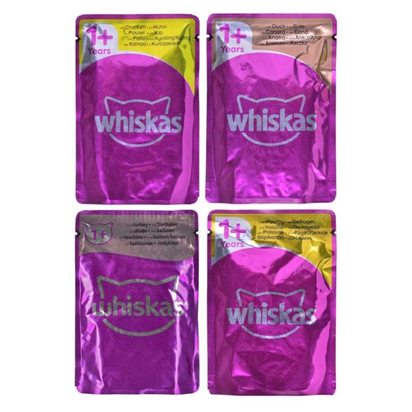 Cat food Whiskas Jelly Chicken Turkey Duck Birds 80 x 85 g - Image 6