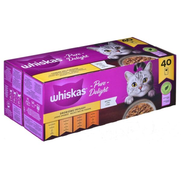 Cat food Whiskas Pure Delight Chicken Turkey Duck Birds 40 x 85 g - Image 2