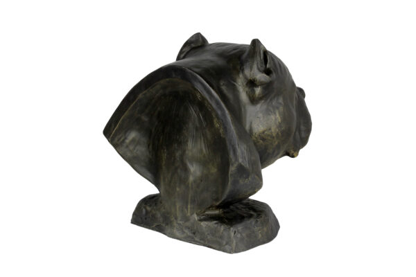 American Bully I - urn for dog ashes, dog bust, large dog head for garden by Art-Dog - Image 6
