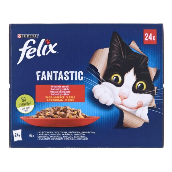 Cat food Purina Chicken Veal Lamb Rabbit 24 x 85 g - Image 2