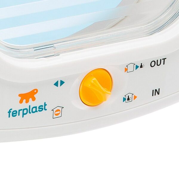 Cat Flap Ferplast Swing 9 White 26,1 x 31,2 x 14,2 cm 26,2 x 10,2 x 31,2 cm Plastic - Image 3