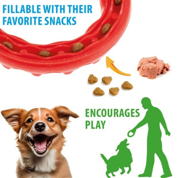 Dog chewing toy Ferplast Red Natural rubber - Image 4