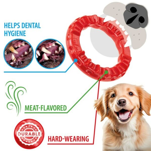 Dog chewing toy Ferplast Red Natural rubber - Image 5