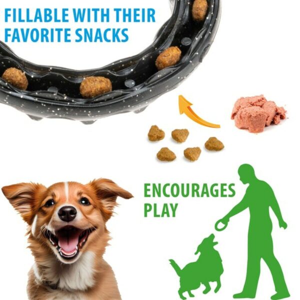 Dog chewing toy Ferplast Black Natural rubber - Image 5
