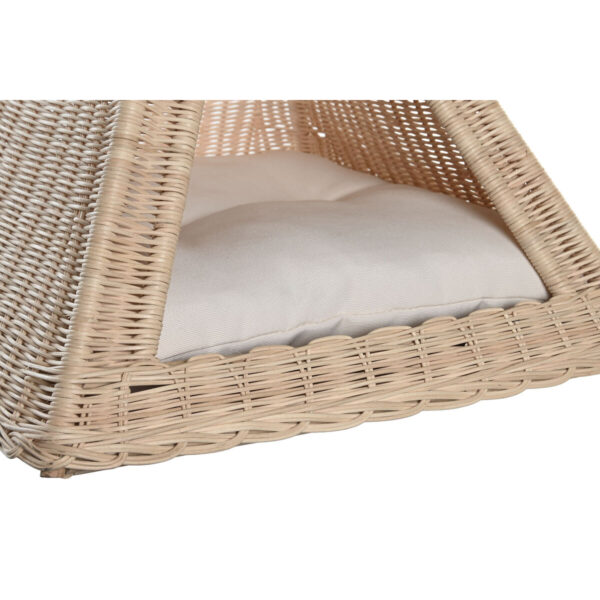 Pet bed DKD Home Decor Natural Rattan 45 x 45 x 45 cm - Image 3