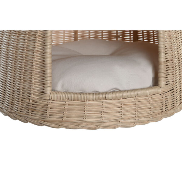 Pet bed DKD Home Decor 45 x 45 x 57 cm Natural Rattan - Image 4