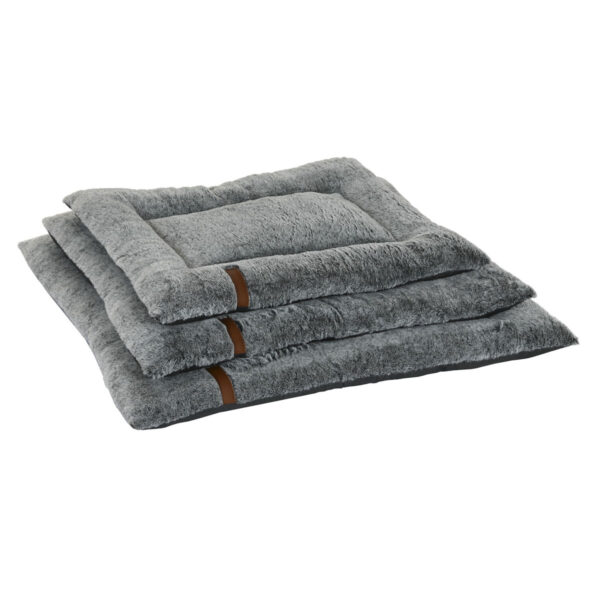 Pet bed DKD Home Decor 86 x 69 x 7 cm Light grey - Image 2