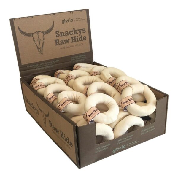 Dog Snack Gloria Rawhide Circular Chewy 40 Units - Image 2