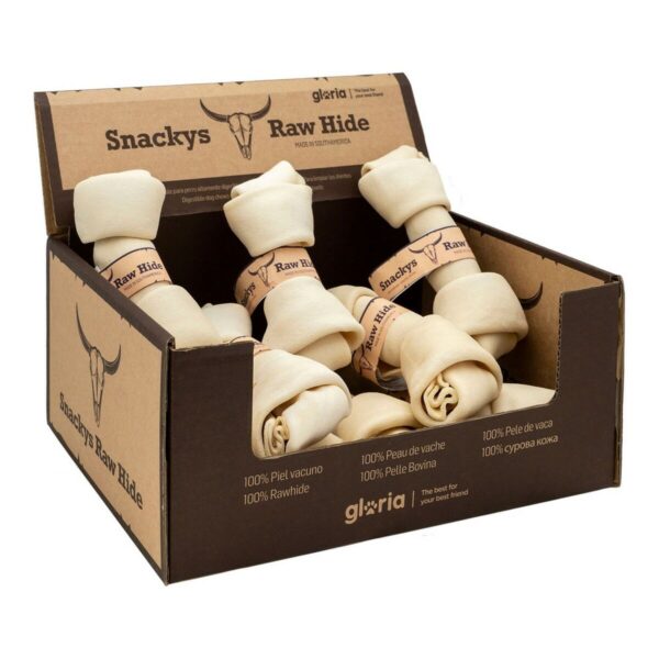 Dog Snack Gloria Snackys Rawhide 15-17 cm Knot 10Units - Image 2