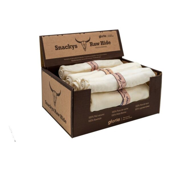 Dog Snack Gloria Snackys Rawhide 20-23 cm Roll 12 Units - Image 2