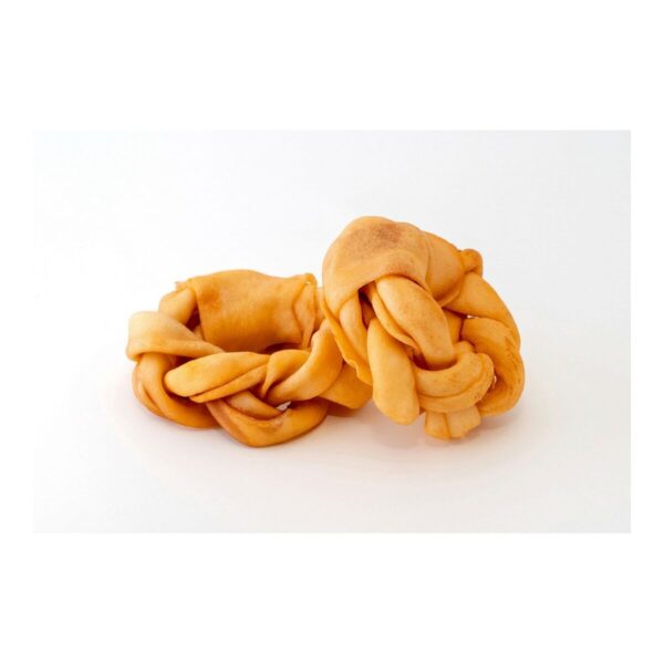 Dog Snack Gloria Snackys Rawhide Honey 12 cm Donut Braiding - Image 5