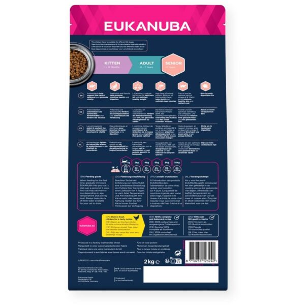 Cat food Eukanuba Senior Chicken Chicken 2 Kg - Image 2