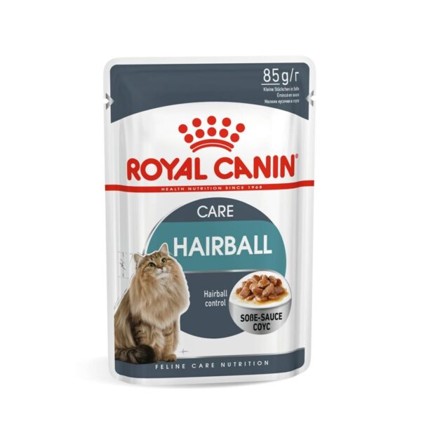 Cat food Royal Canin Hairball Care Gravy Meat 12 x 85 g - Image 4