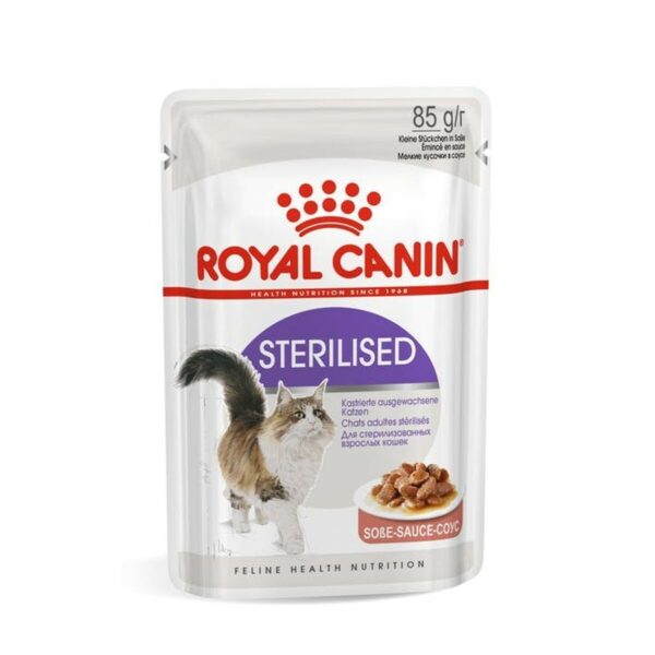Cat food Royal Canin Feline Sterilised in Sosse Meat 12 x 85 g - Image 2