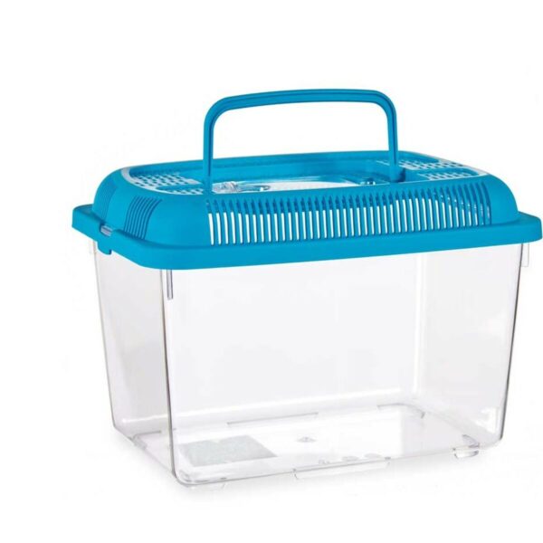 Fish tank With handle Large Blue Plastic 7 L 20 x 20 x 30 cm (8 Units) - Image 2