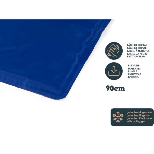 Dog Carpet Refreshing Blue Foam Gel 49,5 x 1 x 90 cm (6 Units) - Image 4