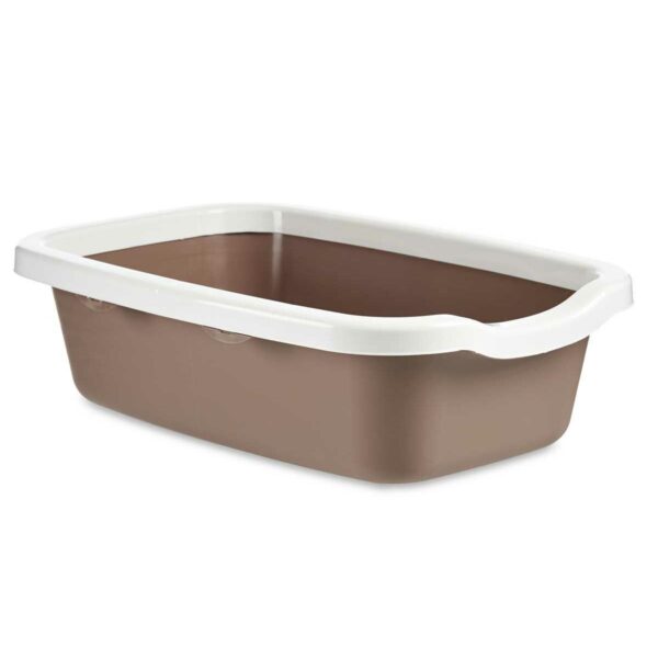 Cat Litter Box White Beige Plastic 38 x 16 x 58,5 cm (11 Units) - Image 2