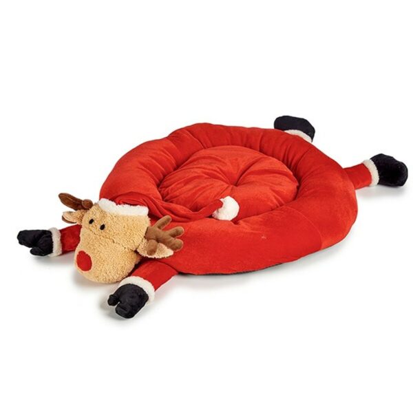 Pet bed Reindeer Red 84 x 18 x 97 cm (2 Units) - Image 2